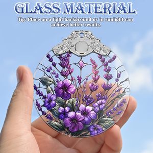 Bán Buôn Tùy Chỉnh Vòng Hình Dạng Thăng Hoa Trống Pha Lê Đồ Trang Trí UV In Ấn Bướm Pha Lê Giáng Sinh Đồ Trang Trí - Product Image 5