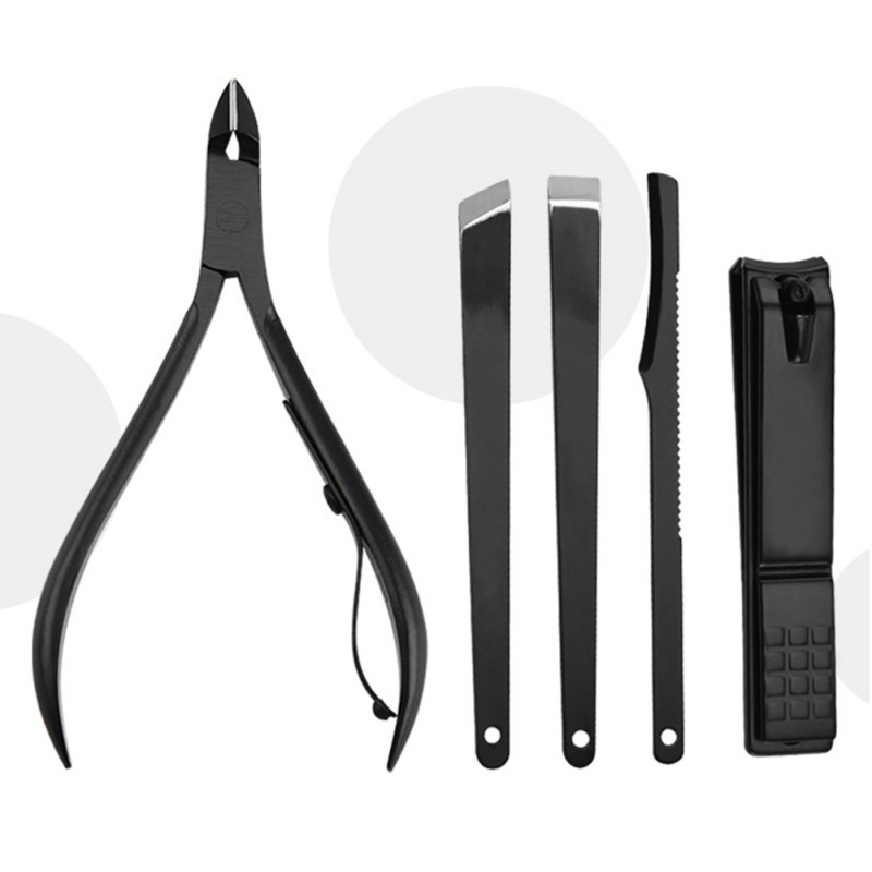 16 pièces/ensemble coupe-ongles Ensemble Coupe-ongles Sac Pliant En Acier Inoxydable Outil de Coupe Doigt Manucure outils manucure coupe-ongles