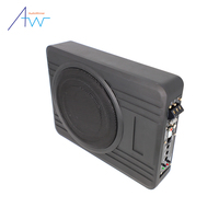 Sistem Audio Mobil Profesional 8 Inch Power Pro, Amplifier Audio Mobil Sundown Audio, Subwoofer Slim di Bawah Jok Mobil