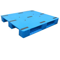 Palettes en plastique PEHD et PP vierges à usage intensif de haute qualité Nouveau design Palettes Euro pour un stockage efficace en entrepôt