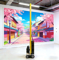 Impresora Automática 3D Vertical para Paredes con Cabezal de Impresión DX7/XP600, Material Flexible, Nueva Tinta UV para Arte Mural