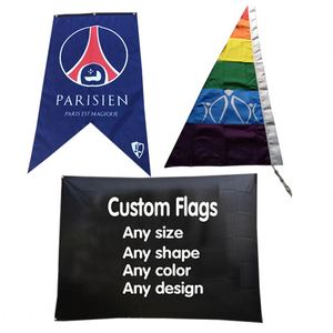 Banderas de Pared de Nailon y Poliéster para Publicidad Comercial con Logotipo de Doble Cara, Banderas Nacionales Personalizadas de 3x5, Fabricantes de Banderas - Product Image 1