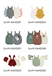Barboteuse à broder unisexe pour nouveau-né, vêtements tricotés pour bébé fille, arbre au crochet, combinaison pour bébé, 2024 - Product Image 5