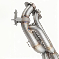 Pipa Knalpot GDR Berkinerja Tinggi dengan Lapisan Halus Tebal untuk Porsche 911 992 3.0T Exhaust Catback Valve Stainless Steel304