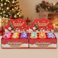 Boîte mystère de jouets anti-stress Squishy de Noël – Jouet de décompression doux et mignon Père Noël Bonhomme de neige – Vente chaude