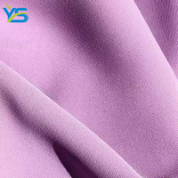 Tissu Sergé Teint 100% Polyester Morgan 270 GSM de Luxe Respirant et Doux pour Costumes et Pantalons d'Affaires