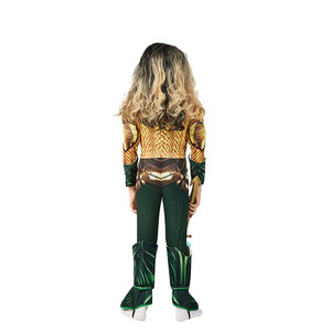 Kinder-Muskel-Superheld Aquaman Film-Cosplay Halloween-Kostüme Aquaman Muskel-Verkleidung Cosplay-Kostüm für Kinder Jungen - Product Image 5
