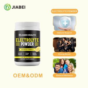 Poudre d'électrolytes personnalisée OEM/ODM Jiabei Factory pour adultes – Soutien immunitaire et énergétique, compléments vitaminiques - Product Image 4