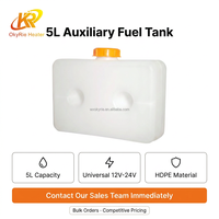 Réservoir de carburant OkyRie DFT 5L en PEHD antigel pour chauffage de stationnement diesel extérieur de véhicule