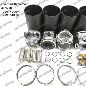 4 tnv98 Set di riparazione revisione 129907-22090 129907-01100 adatto per parti del motore Yanmar