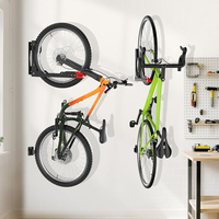 Support mural vertical pliable et réglable pour vélo, fabrication chinoise, gain de place, support mural robuste pour vélo