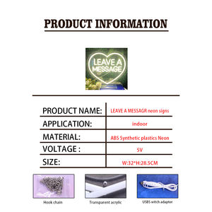 Letrero LED <span class=keywords><strong>de</strong></span> Neón con Forma <span class=keywords><strong>de</strong></span> Corazón para Parques, Fiestas, Cumpleaños, Bodas, Banquetes, Declaraciones <span class=keywords><strong>de</strong></span> Amor, Crea una Atmósfera Romántica - Product Image 4