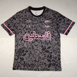 Hochwertiges 25/26 Fußball trikot für Erwachsene Erstklassiges Fußball trikot Wettbewerb Fußball trikot Sublimation Mesh Logo Palästina-Trikot - Product Image 2