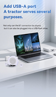 Aurora Sound Mini Portable Wireless Collar-clip Loudspeaker Mikrofon Home Theater Volume Tinggi Kualitas Suara HiFi untuk Grosir