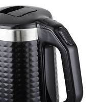 Bouilloire électrique sans fil Longbank, nouvelle, portable, en acier inoxydable coloré, 1,8 L, arrêt automatique, élément chauffant, rotation à 360 degrés, pour hôtel