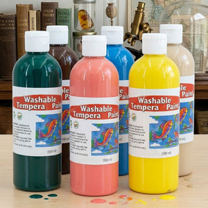 Set di Colori <span class=keywords><strong>Tempera</strong></span> Personalizzabili da 500ml, Vendita all'Ingrosso per Arte Fluida <span class=keywords><strong>su</strong></span> <span class=keywords><strong>Tela</strong></span>, Vetro e Carta per Bambini e Studenti - Product Image 3