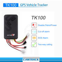 Monitor de Escucha Remota TK100 GPS para Automóvil, Rastreador GPS para Vehículo