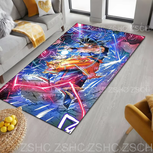 Nuevas tendencias en stock Alfombra Anime Vintage Sala de estar Alfombra Gran logotipo personalizado y tamaño Alfombra de piso para dormitorio - Product Image 2