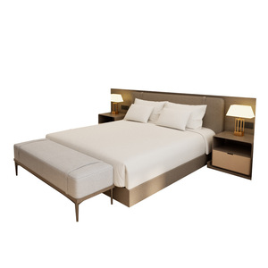 ชุดห้องนอนมาตรฐานโรงแรมอพาร์ทเมนต์3ดาวเตียงเดี่ยวขนาดควีนไซส์พร้อมหัวเตียง - Product Image 3