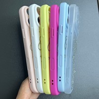 Coques de téléphone portable en TPU peint, antichoc, étanches, anti-traces de doigts, avec design givré diamant, 6 couleurs en stock, vente en gros