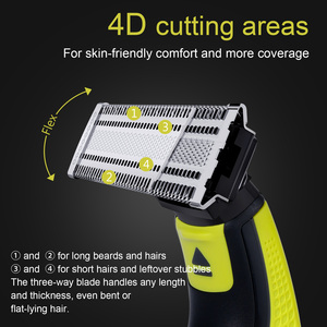 Ultima Versione <span class=keywords><strong>di</strong></span> Alta Qualità <span class=keywords><strong>di</strong></span> Testina <span class=keywords><strong>di</strong></span> <span class=keywords><strong>Ricambio</strong></span> per Rasoio Philips OneBlade Compatibile con Macchina da Barba e Rifinitore - Product Image 6