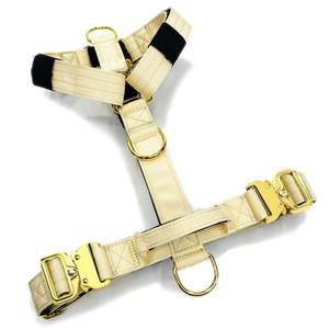 Hochwertiges taktisches Hundehalsband-Geschirrset Kampf-Nylon geschirr mit Metalls chnalle - Product Image 2