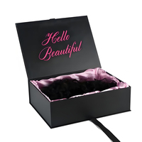 Boîte de rangement pour perruques en carton rigide de qualité supérieure, personnalisable avec le logo de la marque, style cadeau