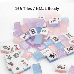 Juego de Fichas de Mahjong Americanas de Acrílico de 4 Capas, Diseño Carey, Logotipo Personalizado, Profesional, 166 Piezas, para Compra al por Mayor - Product Image 1
