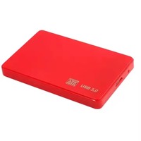 Boîtier de disque dur externe pour ordinateur SATA USB 3.0 en plastique ABS noir de 2,5 pouces, stock OEM