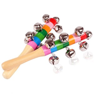 Materiali in legno campane a mano giocattoli musicali per bambini Orff campane a mano - Product Image 4