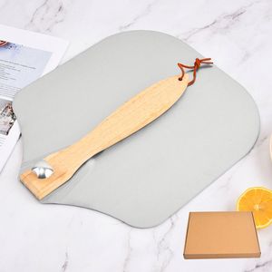 ชุดอุปกรณ์ตักพิซซ่าแบบพับได้ รุ่นใหม่ล่าสุด ขนาด 12" x 14" ทำจากอะลูมิเนียม พร้อมที่ตัดและที่เสิร์ฟ - Product Image 3