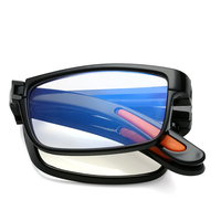 Nouvelle lumière Portable pliable classique personnes âgées progressive Anti lumière bleue lunettes de lecture pliantes