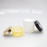 Vente en gros de pots cosmétiques personnalisés avec logo, 20g, 30g, 60g, pour sérum pour la peau, crème pour le corps et le visage, emballage de lotion, pots en verre et en plastique colorés avec couvercles
