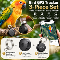 Mini traceur GPS 4G pour chiens, chats, oiseaux, canards, localisation en temps réel, étanche IP68, batterie en plastique >20H, personnalisation OEM, marque privée pour animaux de compagnie