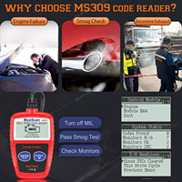 Autel Official Store MaxiScan MS309 Auto OBD2 Scanner Check Engine Code Reader Altar Auto Fault Diagnostic Tool para todos los coches