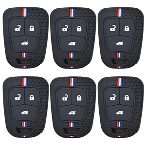 <span class=keywords><strong>Porte</strong></span>-clés en silicone pour Chevrolet Camaro Cruze Sonic Impala Malibu AVEO Equinox pour Vauxhall <span class=keywords><strong>Opel</strong></span> Astra J H, étui pour clés - Product Image 6