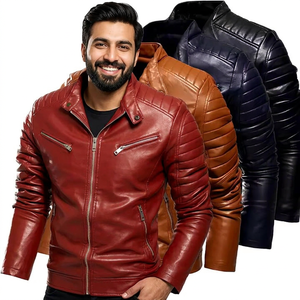 Stylish Men's Winter <b>Jacket</b> Genuine Leather Custom Embroidered Chenille <b>Patch</b> Varsity Letterman Style <b>jacket</b> for men - Product Image 1