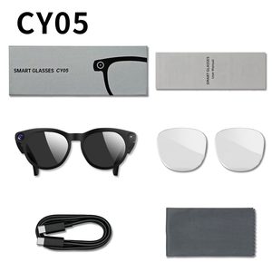 CY05 Smart Glasses 8MP Camera Real Time Translation AI Voice Assistant Live Streaming Vlog Eyewear Touch Control 290mAh Type-C - Product Image 4