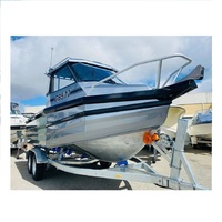 Bateau de plaisance de luxe en aluminium avec cabine, bateau de pêche à grande vitesse, bateau de tourisme facile à utiliser, Gospel Boat 6,25 m (21 pieds), vente exceptionnelle 2025