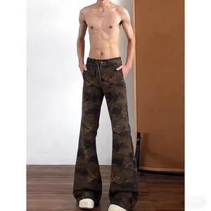 Jeans Retro de Camuflaje para Hombre, Elegantes y de Moda, Pantalones Micro Pull-Up - Product Image 4