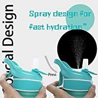 Botella de agua portátil sin BPA, 1L/32oz, Tritan, espray de plástico, <span class=keywords><strong>2021</strong></span> - Product Image 4