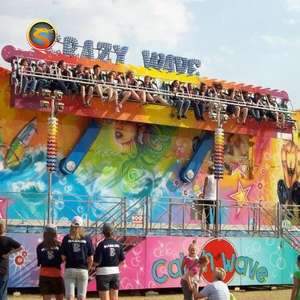 Manège de fête foraine, attractions de parc d'attractions, manège Crazy Wave, grand manège Miami <span class=keywords><strong>sur</strong></span> <span class=keywords><strong>remorque</strong></span> à <span class=keywords><strong>vendre</strong></span> - Product Image 2