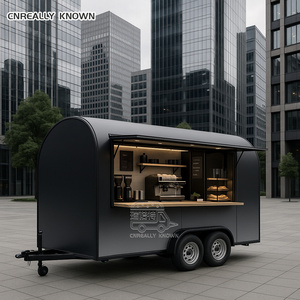 2025 Low Price Hot Dog Cart Fast Food Mobile Kitchen Trailer with Aluminum & Fiberglass Construction - Product Image 2