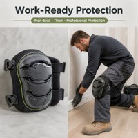 Genouillères pour le travail de pose de carrelage, genouillères robustes et respirantes avec sangles à dégagement rapide pour les installateurs de carrelage et de moquette