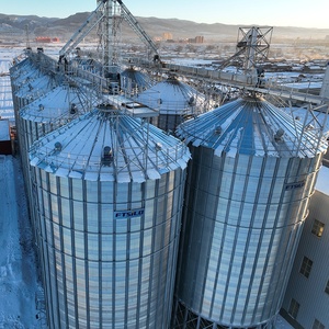 Thép mạ kẽm hình nón silos cho hạt & lúa mì lưu trữ phẳng Silo thiết kế - Product Image 3