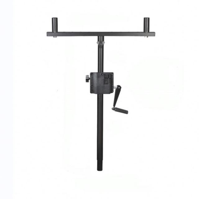 Subwoofer Black Crank Type Monitor Speaker Stand Subwoofer T Pole Mount