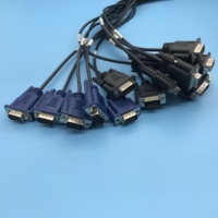 Máquina de Control Industrial de línea de vehículo OBD 2, Cables D-Sub, Cable de diagnóstico de coche, arnés de cables para uso electrónico automotriz