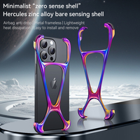 Desain baru sarung ponsel logam penutup telepon genggam kualitas tinggi keren unik untuk apple iphone 15 pro max