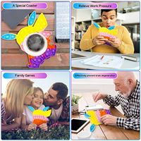 Juguete Sensorial Antiestrés Pikachu Pop It para Niños, Juego de Presión con los Dedos, Juguete Educativo Temprano, Rompecabezas, Juego de Escritorio para Aliviar el Estrés en Niños