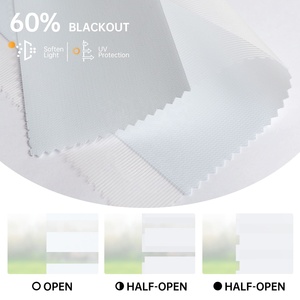 Stores occultants horizontaux motorisés automatiques intelligents pour fenêtres, avec commande Google Alexa intégrée, jour et nuit, type zèbre, pour intérieur, couleur noire - Product Image 3